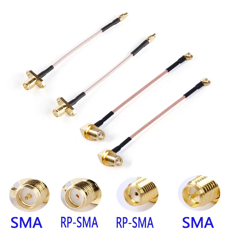 5 8G FPV передатчик часть MMCX к SMA/RP SMA антенный соединительный кабель 10 см для