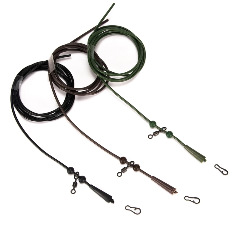 

Pre Rigged Rig Tube Helicopter Chod Hair Rigs Carp Fishing Tackle Links Tubing Clips Beads Swivel Tail Rubber Pesca Tool