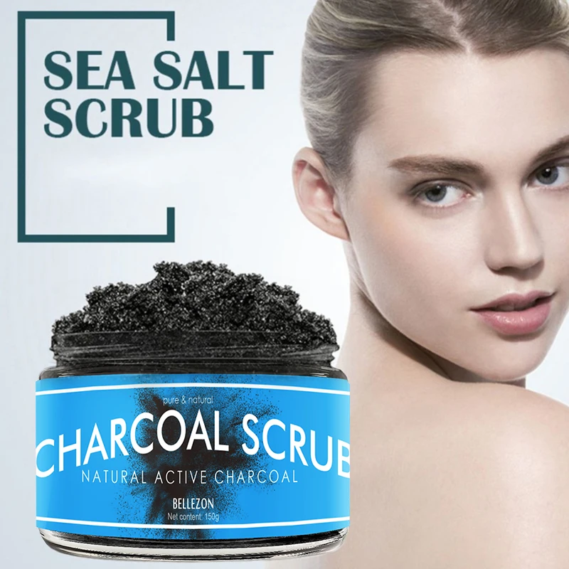 

150g Exfoliating Scrub Bamboo Charcoal Facial Cleanser Nourishing Cleanser Moisturizing Face Body Wash Anti-spot Scrub