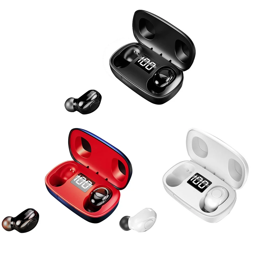S9 TWS Bluetooth 5.0 Wireless Mini HiFi In-Ear Earphones Earbuds for iOS Android Phone Portable Accessories | Электроника