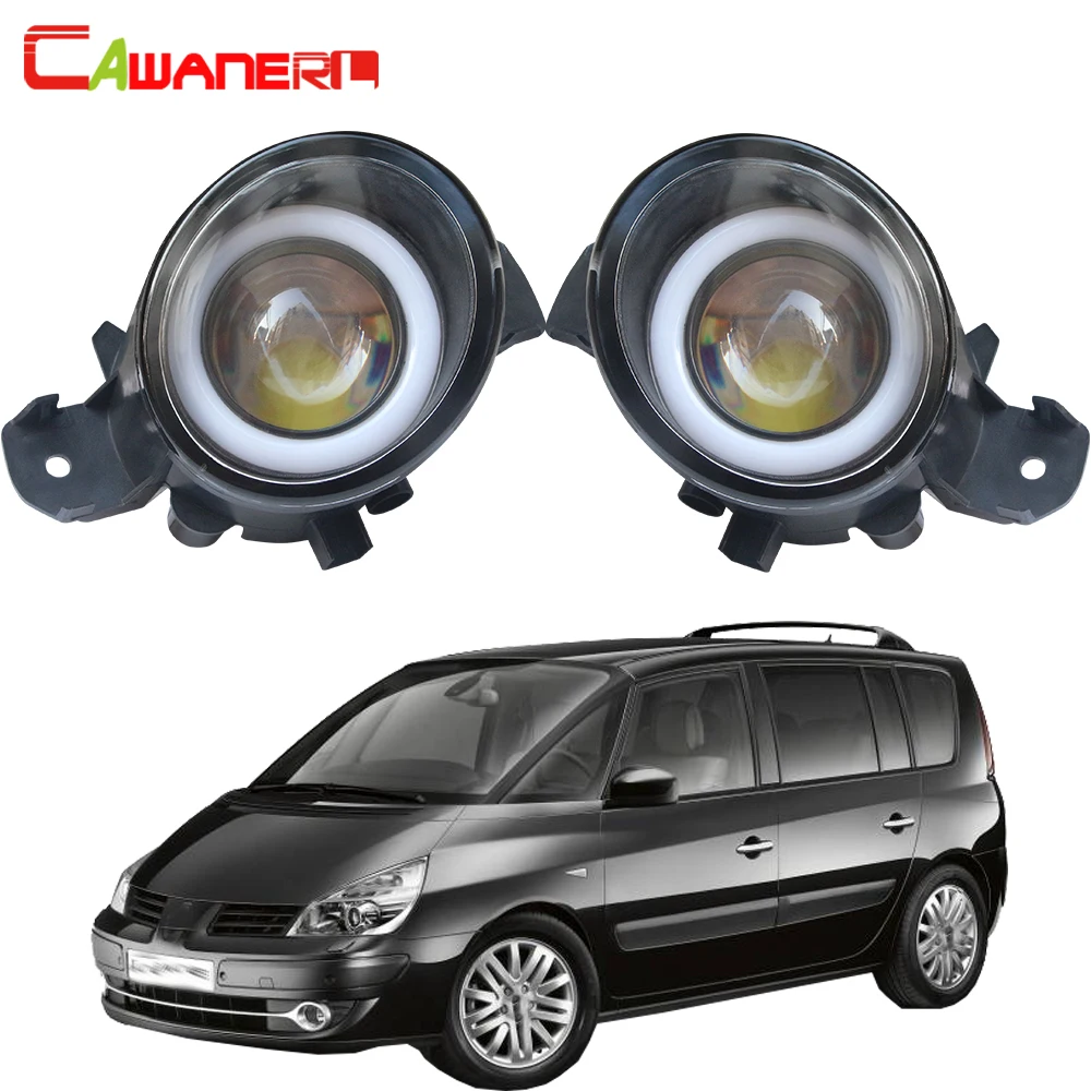 Cawanerl для Renault Espace 4/IV(JK0/1_) MPV 2003-2012 Автомобильный светодиодный противотуманный фонарь Angel Eye дневного света DRL 12 В 2 шт