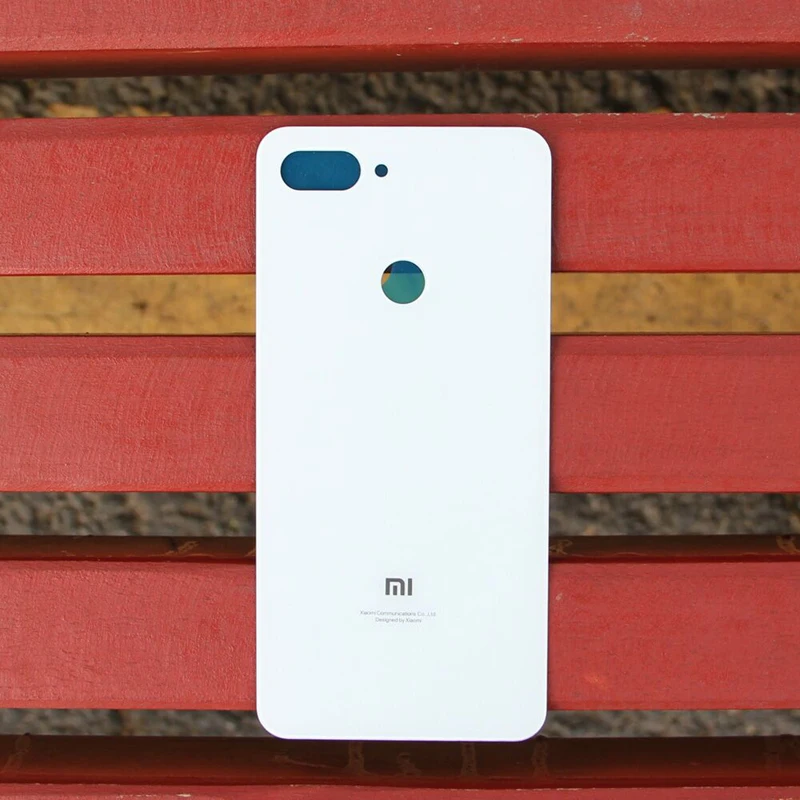 XIAOMI Original Glass Battery Rear Case For Xiaomi 8 Lite Mi8 Back Cover Phone Backshell Cases | Мобильные телефоны и