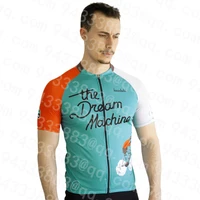 biciclista man cycling jerseys summer short sleeves the dream machine bike tights outdoor sports motocross bicycle sweatshirt