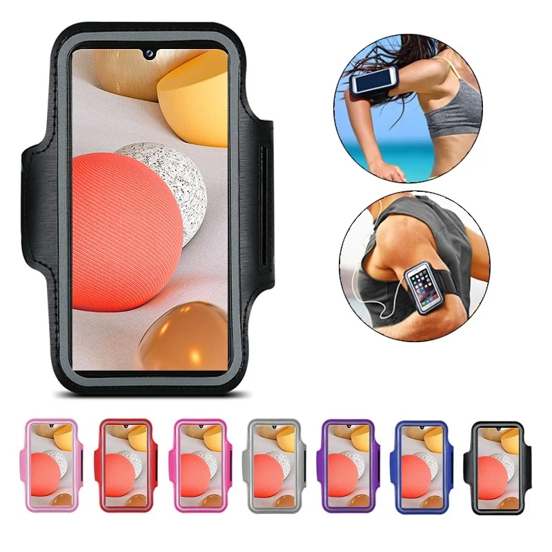 Спорт держатель для телефона на руку чехол бега сумка Samsung Galaxy A72 A52 A42 A32 A12 A71 A51 A41 A31