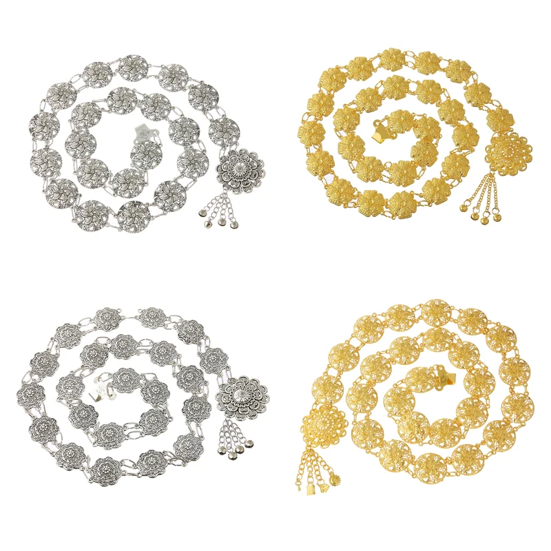 Женская цепочка для живота с цветами Пляжная в стиле бохо этнический праздник