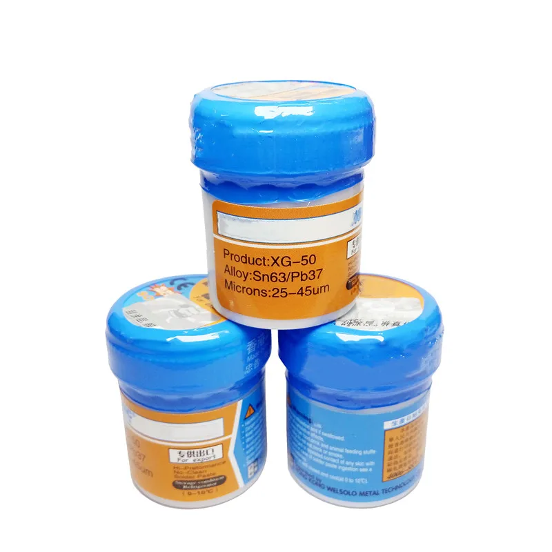Фотофлюсовая паста оловянный крем SMD SMT BGA Tools Sn63 25-45um сварочный пастообразный флюс
