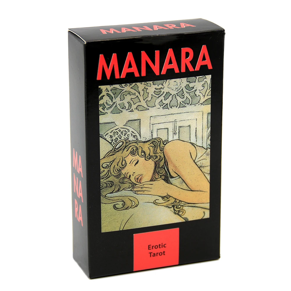 Erotic Tarot of Manara Cards 22 Major Arcana 56 Minor Arcana Divinatory Instructions 78-card Tarot Deck Five Languages