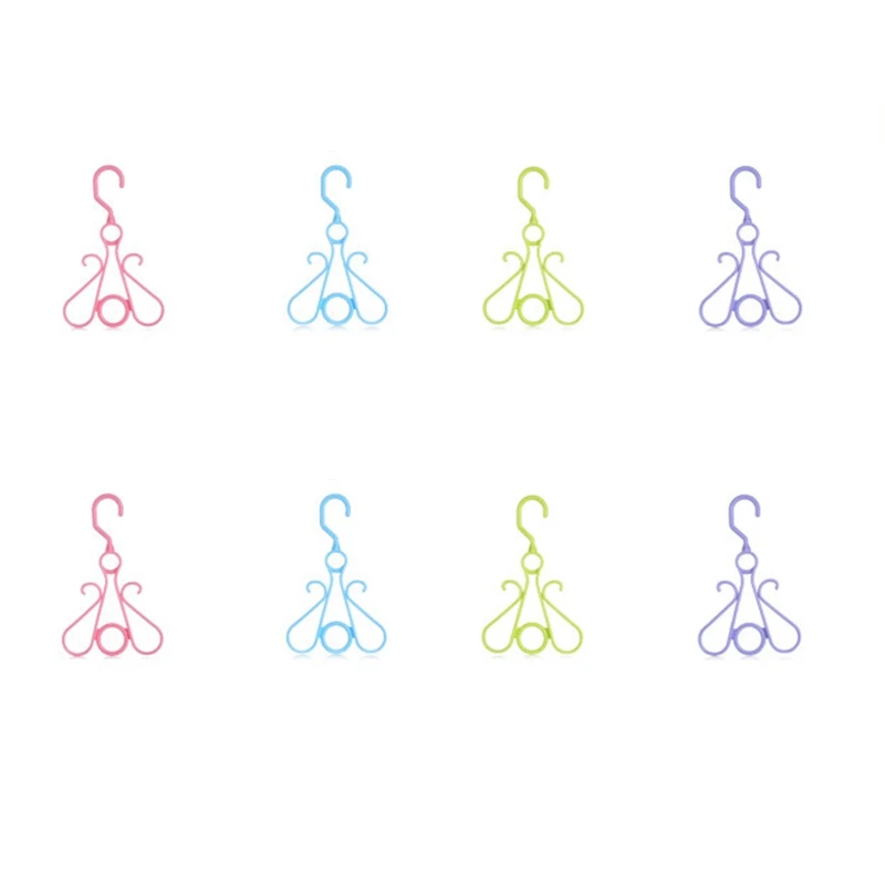 

Набор из 8 Цвет Фул плотный двойной крюк простой стеллаж для обуви Пластик обуви вешалка, крюк (разные цвета Цвет)