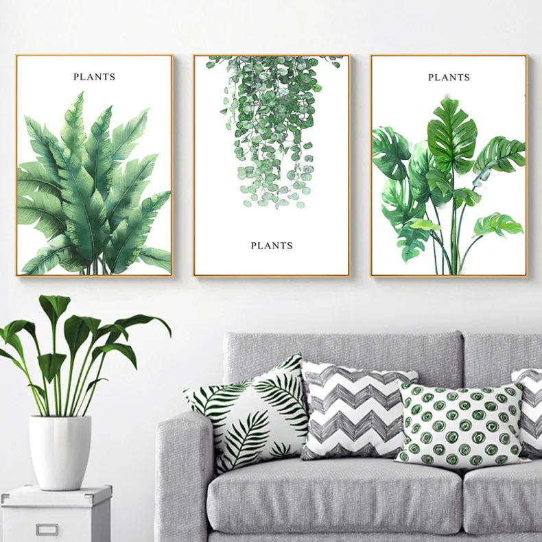 Современная Минималистичная настенная подвесная краска для дивана в Северном