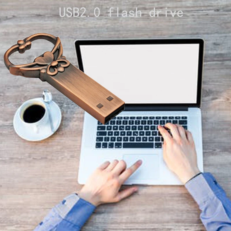 USB флеш накопитель JASTER в виде сердца из чистой меди 4/8/16/32/64 ГБ|USB флэш-накопители| |