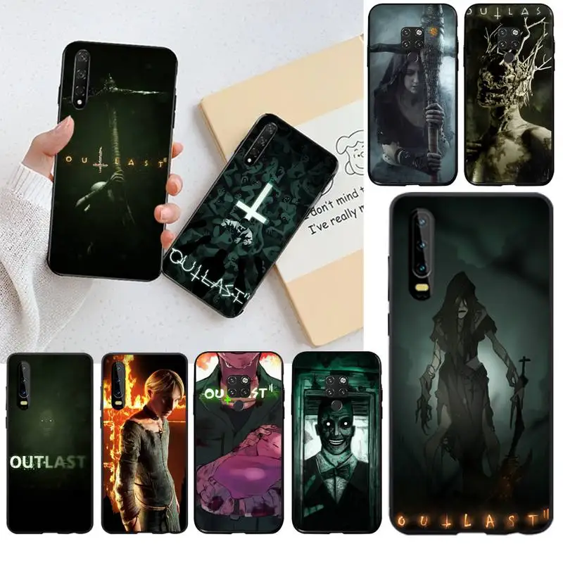 Чехол для телефона CUTEWANAN с ужасной игрой Outlast 2 Huawei P30 P20 lite Mate 20 Pro P Smart 2019