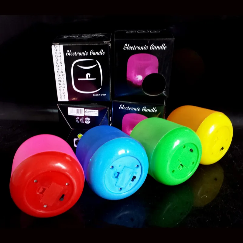 Мини подсветка ночной Светильник электрическая свеча дует Сенсор или