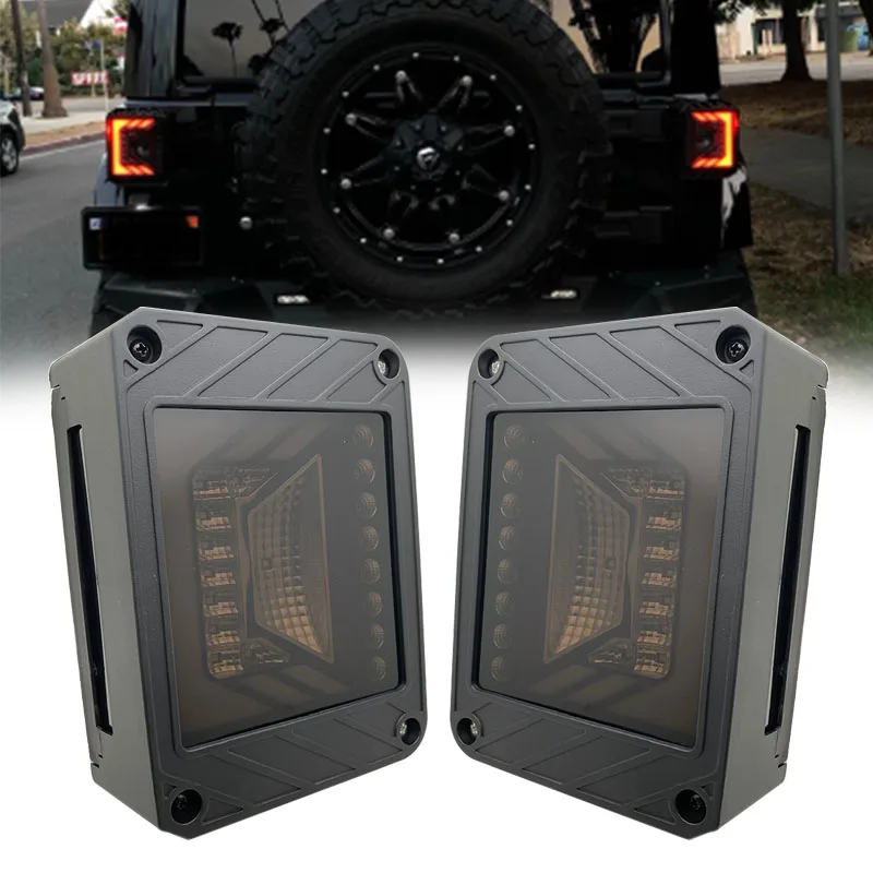YOOERGOO конкурент светодиодный задние фонари для Jeep Wrangler JK JKU 2007 2018 w/дым линзы