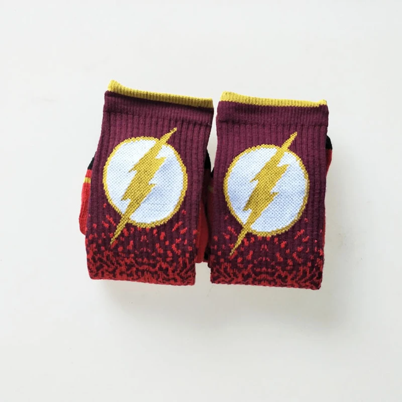 6 пар осенне зимних новых женских мультяшных комиксов Marvel забавных спортивных