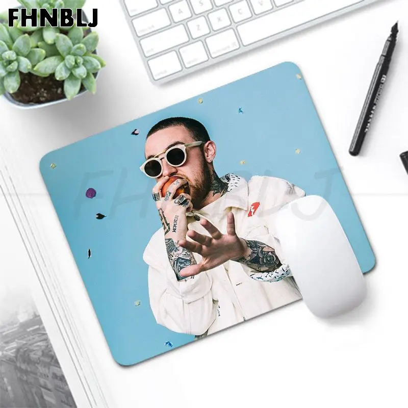 Забавный компьютерный Коврик для компьютерной мыши Mac Miller гладкий коврик письма