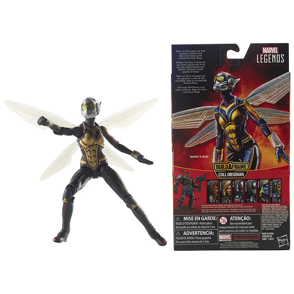 

Hasbro Wasp Avengers Marvel Legends Series 6-inch Marvel's Action Figure Model Toy