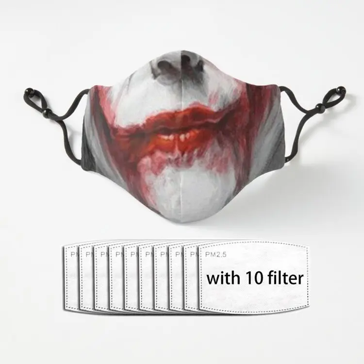 Жуткая Роскошная маска Джокера на Хэллоуин Защитная теплая зимняя дышащая для