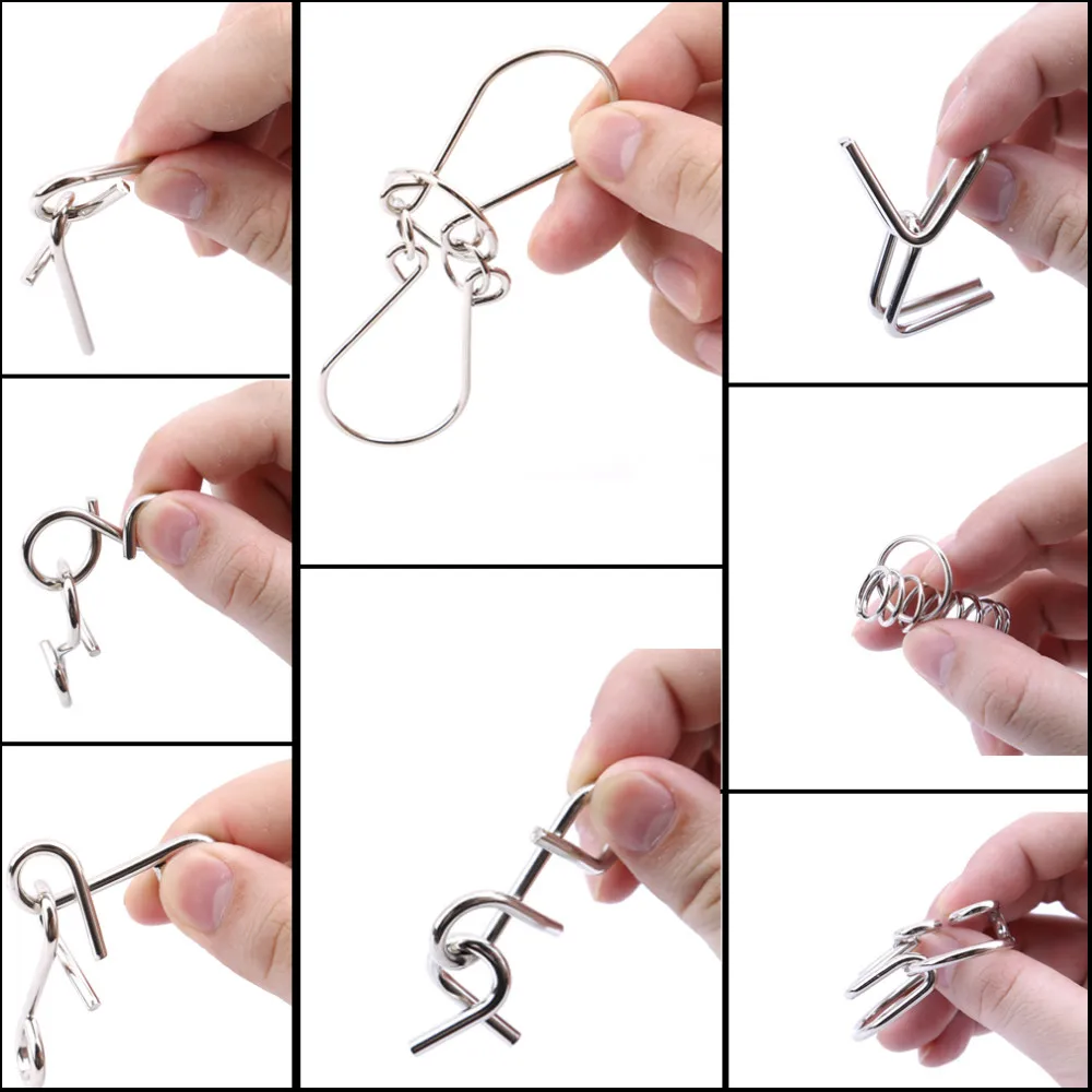 Головоломки из проволоки схемы