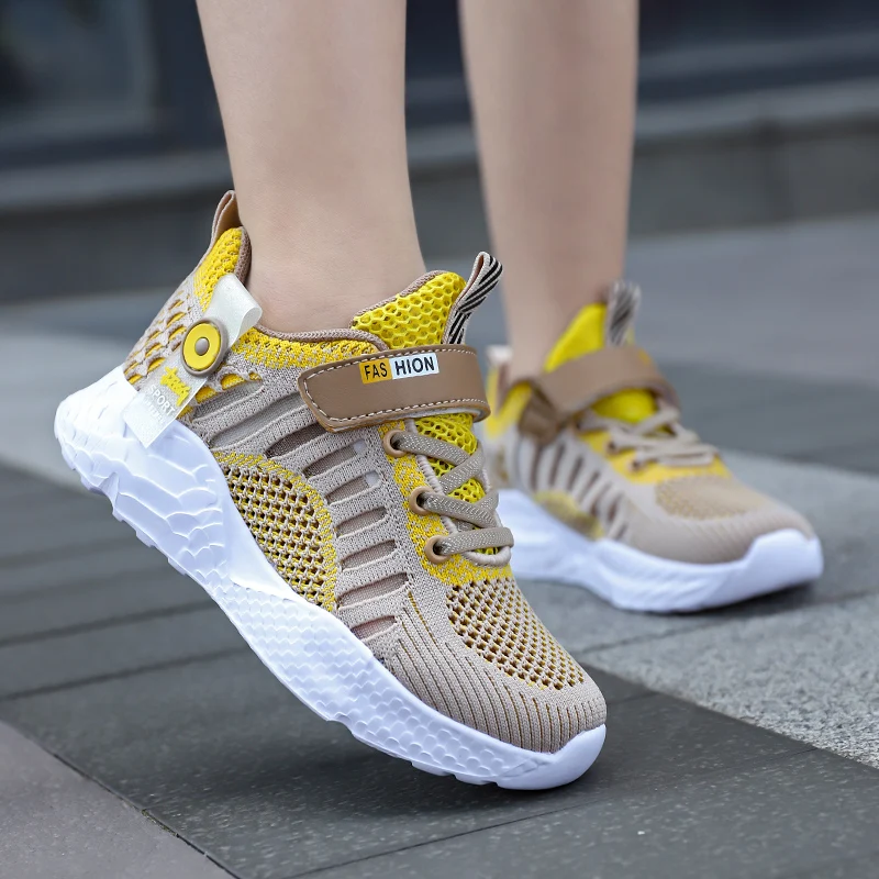 

Kids Boys Shoes for Sneakers Mesh Boy Sport Shoes Brand Kids Designer Shoes Running Shoes Boys Children Knitted Breathable Shoes