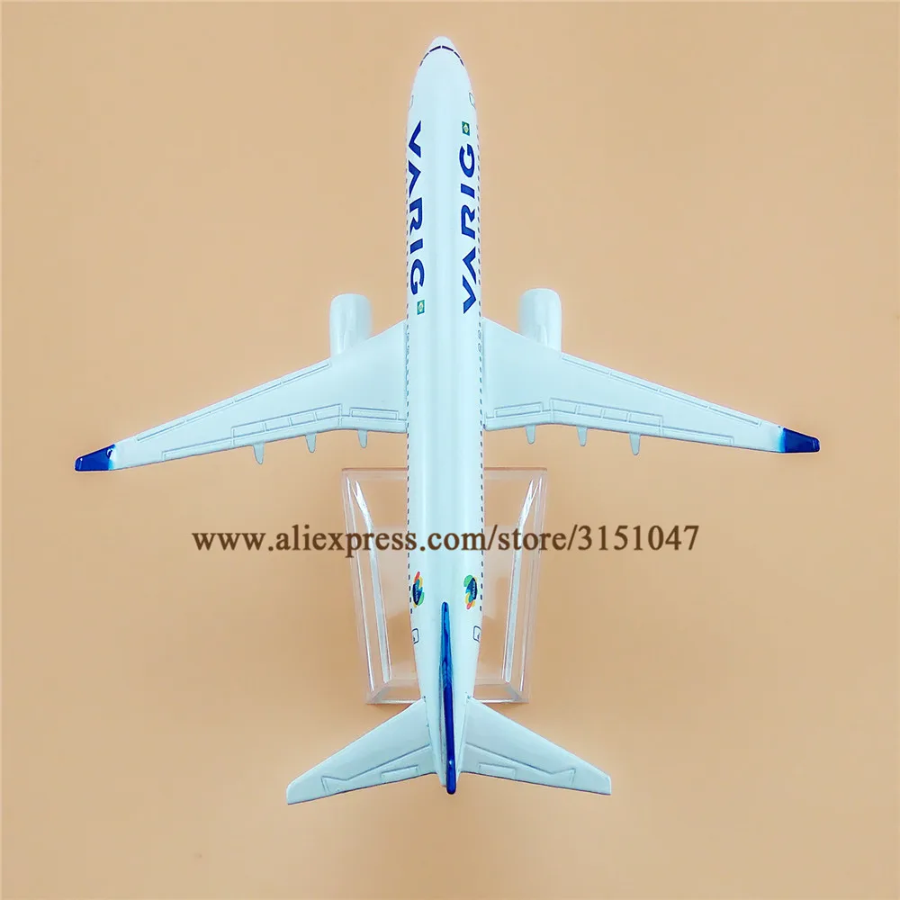 16cm Alloy Metal Air Brazil VARIG B737 Airlines Airplane Model Boeing 737 Airways Plane Stand Aircraft Kids Gifts | Дом и сад