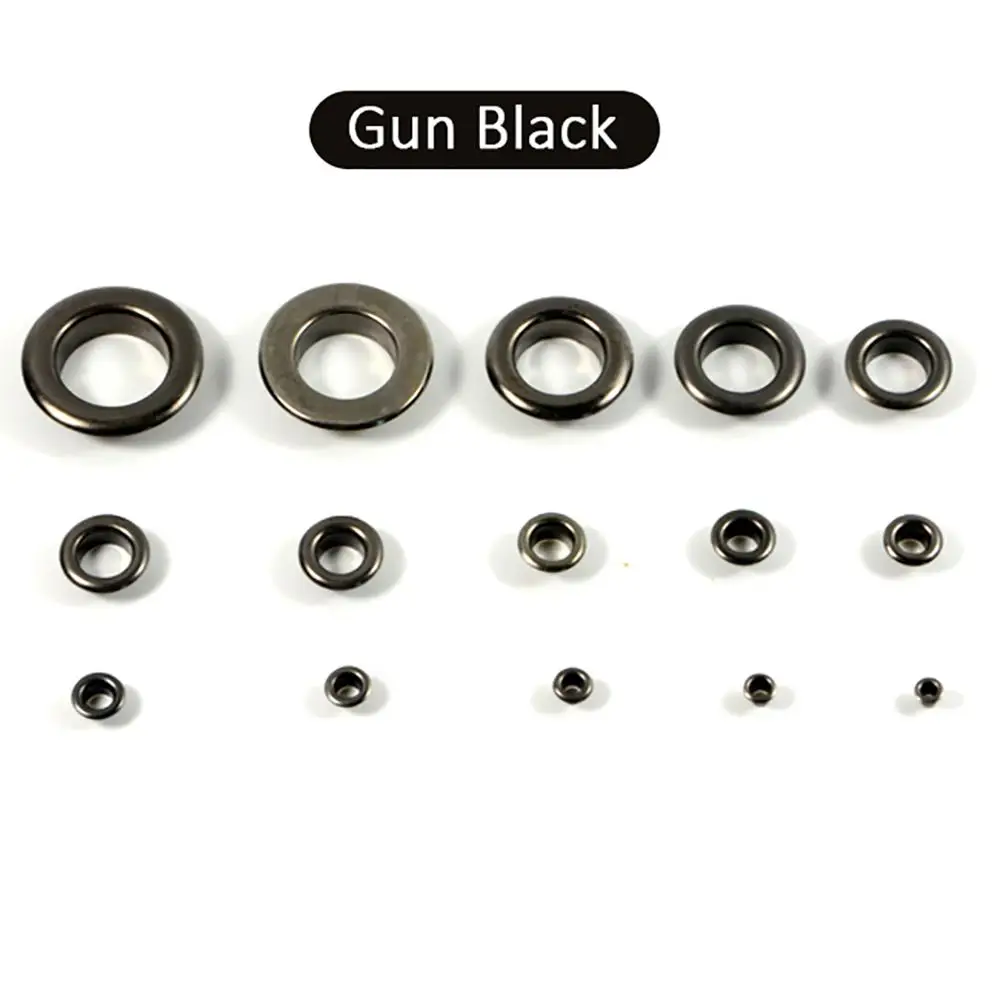 100 комплектов разноцветные металлические люверсы с люверсами для кожевенного