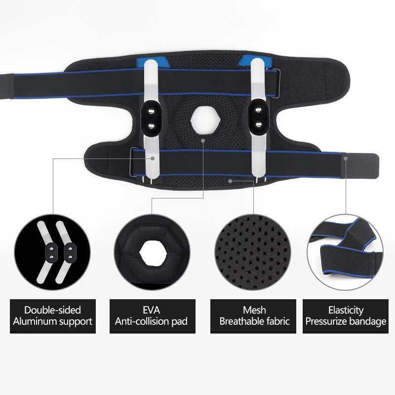 1 шт. летняя Поддержка коленного сустава защитный рукав с боковым стабилизатором