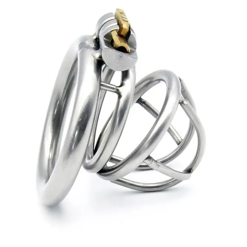 Новые взрослые игры Новый замок из нержавеющей стали Мужской Целомудрие