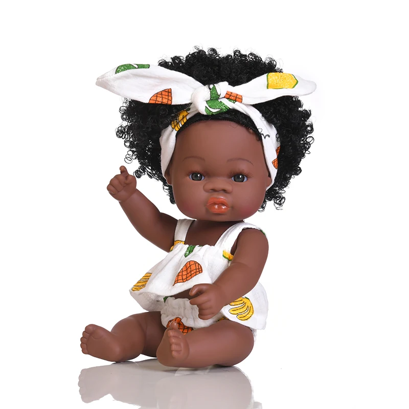 Куклы Новорожденные американские 35 см черные полностью силиконовые|Куклы| |