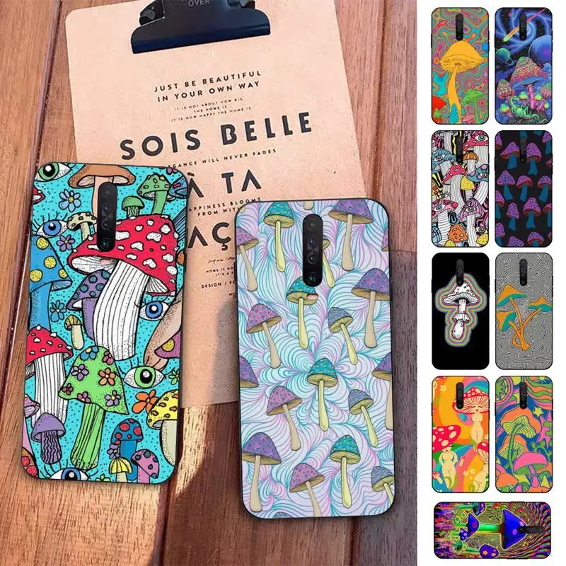 

TOPLBPCS Mushroom Phone Case for Redmi 5 6 7 8 9 A 5plus K20 4X S2 GO 6 K30 pro