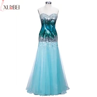 strapless sequined sky blue evening dress tulle dresses backless prom dress long evening formal party gowns