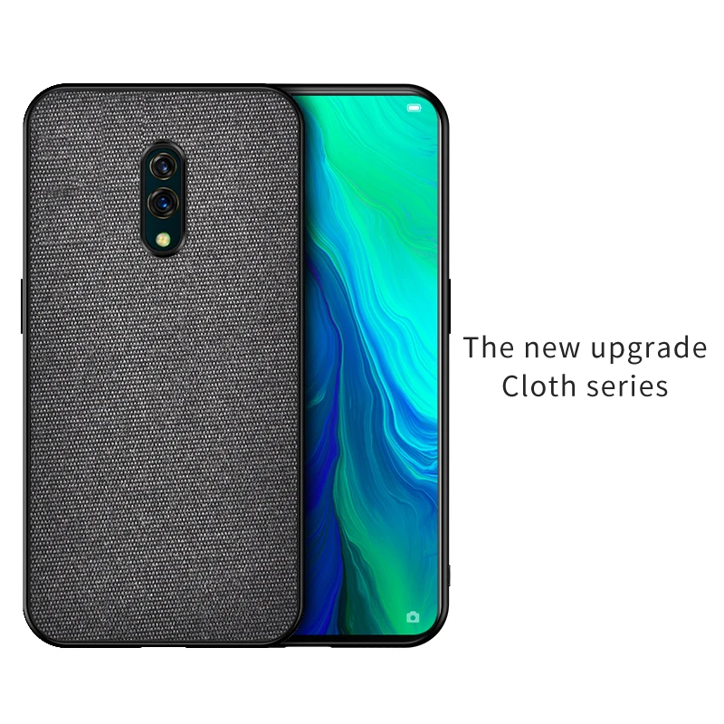 Для Realme X Чехол, тканевый силиконовый мягкий защитный противоударный чехол, задняя крышка для OPPO Realme K3 3 X Lite чехол - Цвет: Black