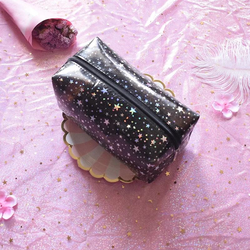 

Travel Transparent Cosmetic Bag Women Paillette PVC Small Makeup Bags Wash Pouch Beauty Organizer Storage Case Toiletry Bag
