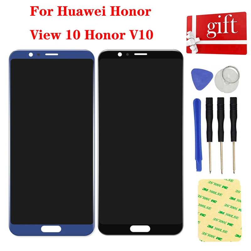 Для Huawei Honor View 10 BKL-AL20 BKL-L04 BKL-L09 BKL-TL10 ЖК-дисплей панель сенсорный экран V10 дигитайзер