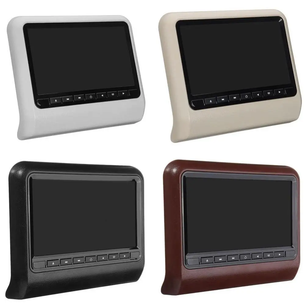 

9-дюймовый автомобильный подголовник с ЖК-дисплеем, mp3/mp4, мультимедийный плеер, игровой FM-передатчик, пульт дистанционного управления, DVD-пле...