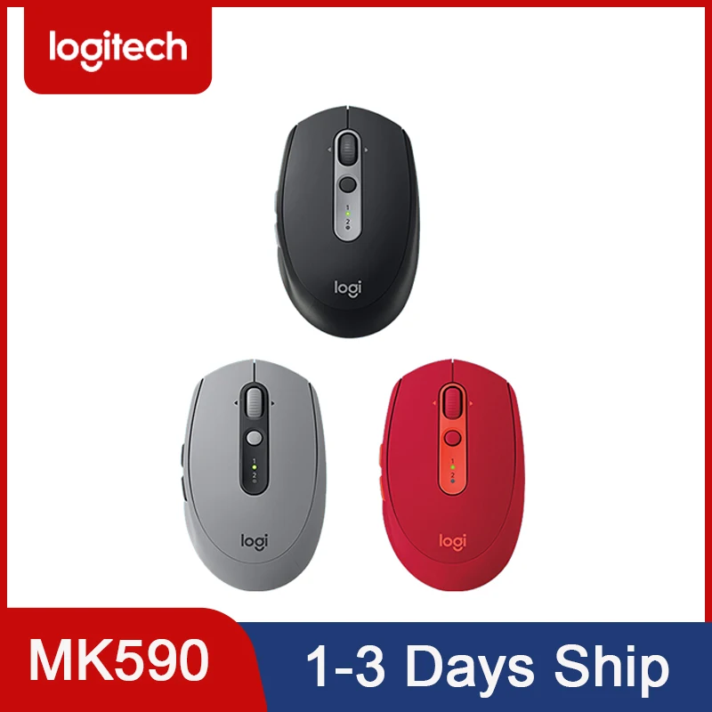 Беспроводная Bluetooth Мышь Logitech M590 фотоэлектрическая беззвучная перекрестная