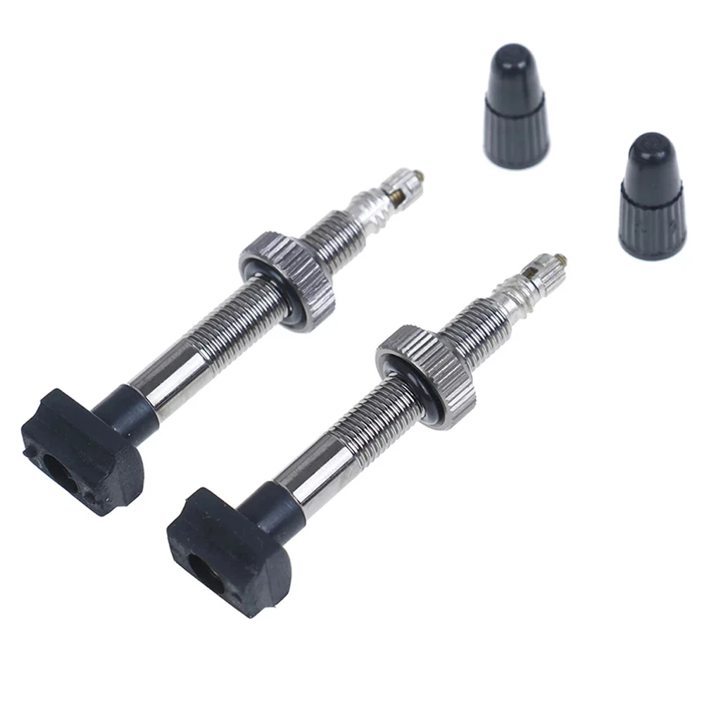 

1PCS Bike Tyre Accessories Mountain Road Bike Bicycle Metal Tubeless Presta Valve Stems MTB Road Bike Repair Tool