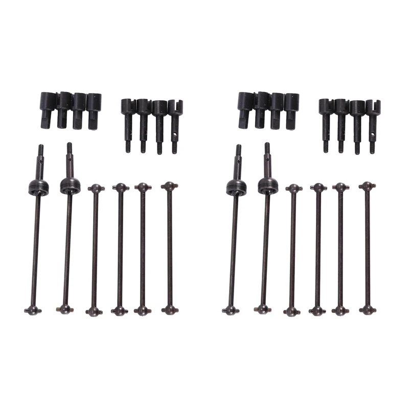 

2X Metal CVD Drive Shaft Wheel Axle Differential Cup for Wltoys 144001 124019 124018 RC Car Upgrades Parts Accessories