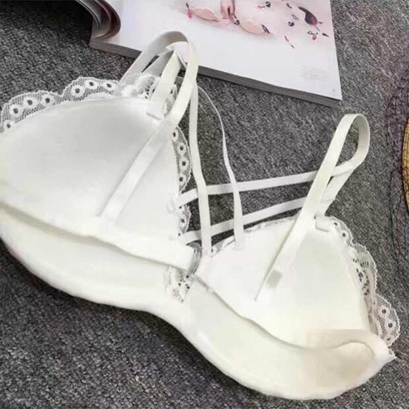 Модные повседневные женские кружевные бюстгальтеры на бретельках топы женское