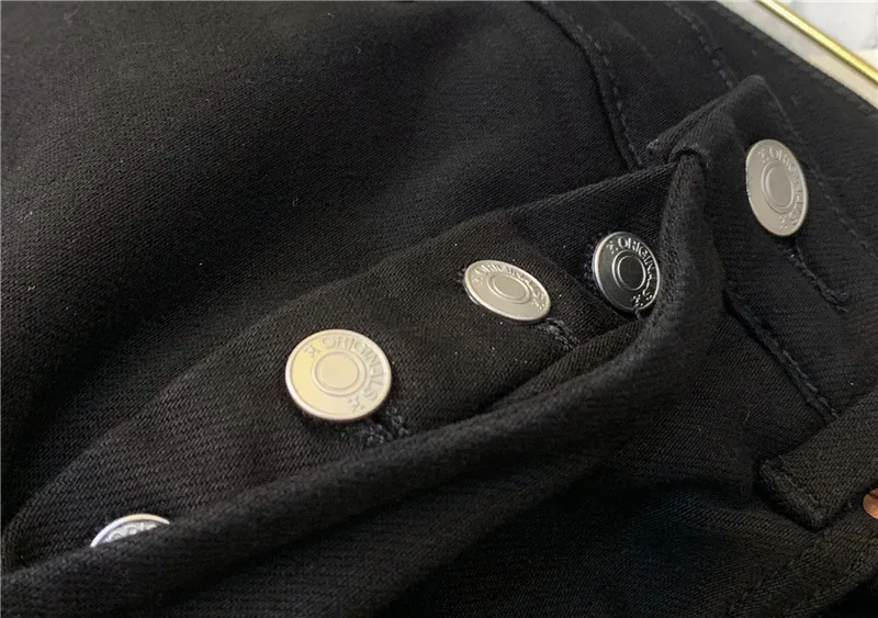 Женские джинсы 2020 Ранняя весна Популярные Ins популярные джинсовые микро-трубы