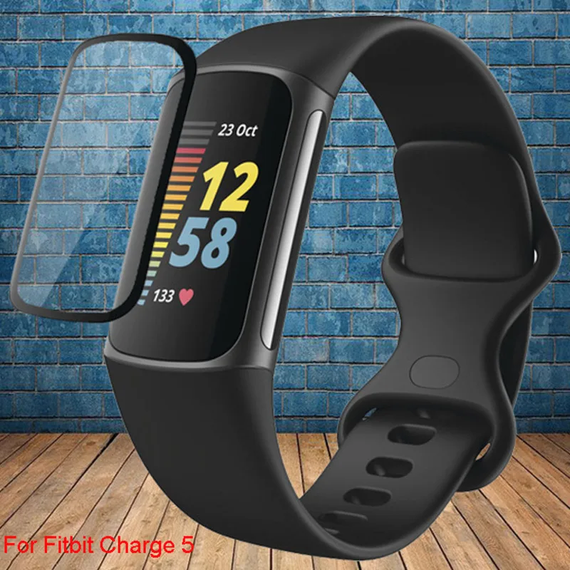 2 шт. 3D Лидер продаж гибкая полноэкранная пленка для часов Fitbit Charge 5 Charge5 PMMA