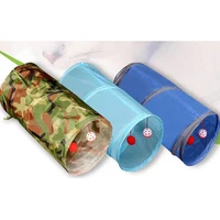funny cat tunnel toy pet 2 holes play tubes balls collapsible kitten toys puppy ferrets rabbit play dog channel tubes