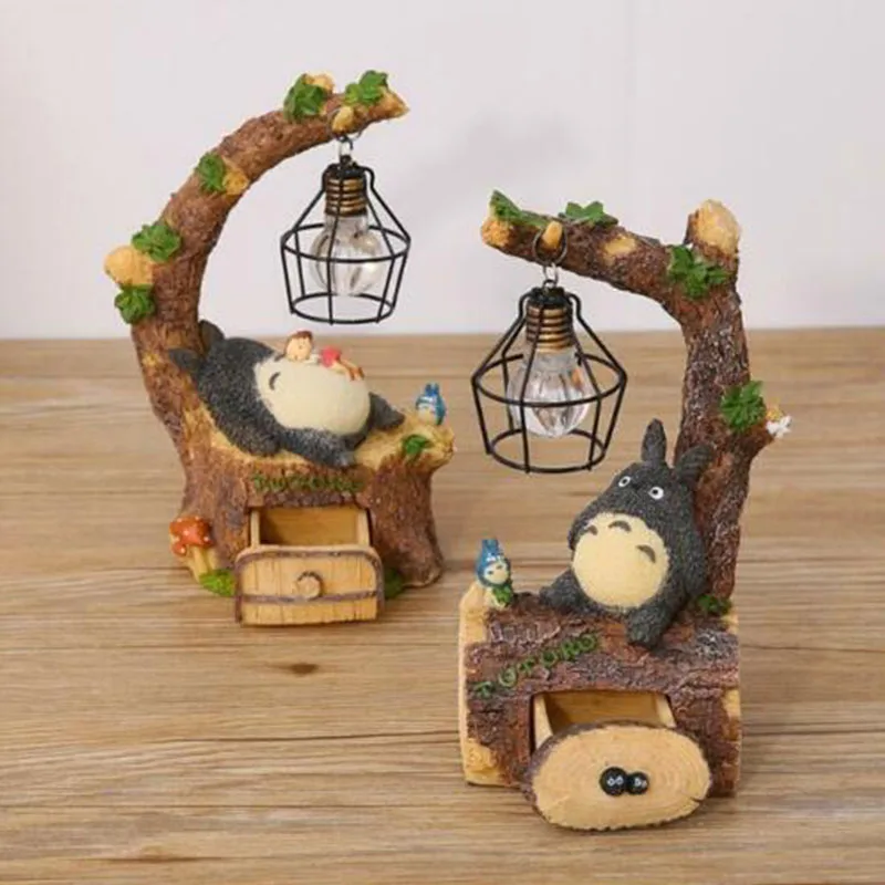 Милая Детская лампа в виде Тоторо детский ночник с мультяшным рисунком детская