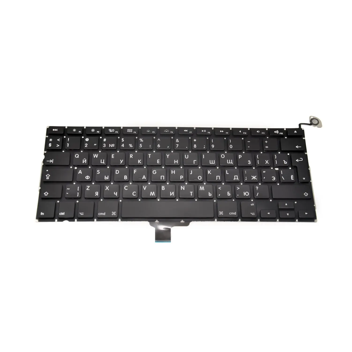 

New RU A1278 Keyboard Russian Keyboard For Macbook Pro 13inch A1278 Keyboard RU Version Replacement Big Enter Key 2009-2012Year