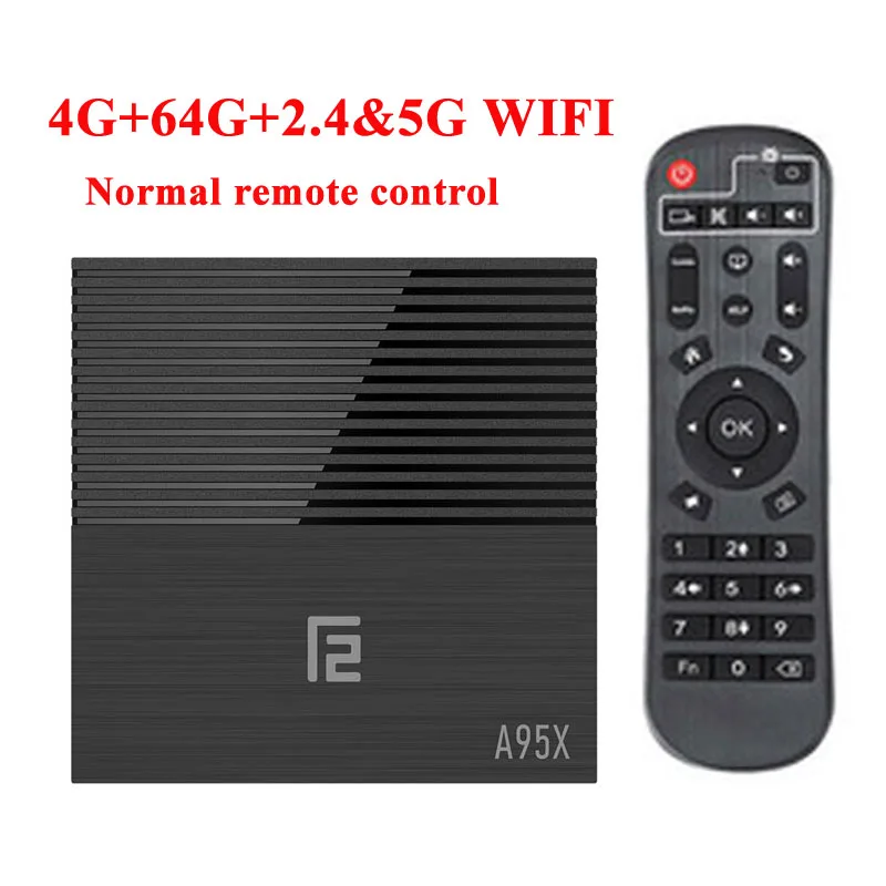 A95X F2 Android 9,0 ТВ приставка S905 X2 Четырехъядерный 4K 2,4G& 5G двухдиапазонный wifi RJ45 LAN USB3.0 HDMI spdif оптический Youtube Google Play - Цвет: 4G 64G WIFI2.4G 5G