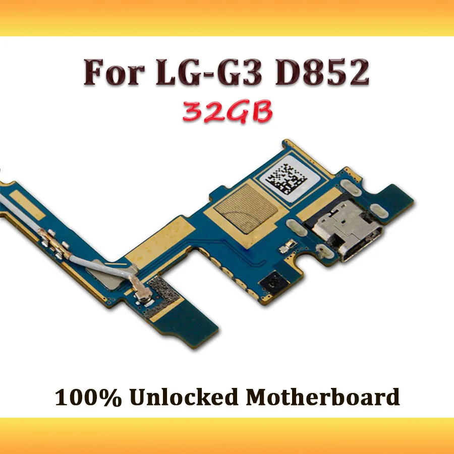LISFG Полная работа для LG G3 D852 материнская плата разблокирована 32GB мобильная