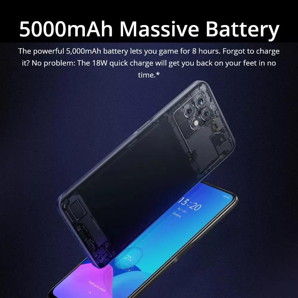 realme 8i russian version helio g96 octa core new smartphone 6 6” fhd 120hz display 50mp ai triple camera 5000mah large battery free global s