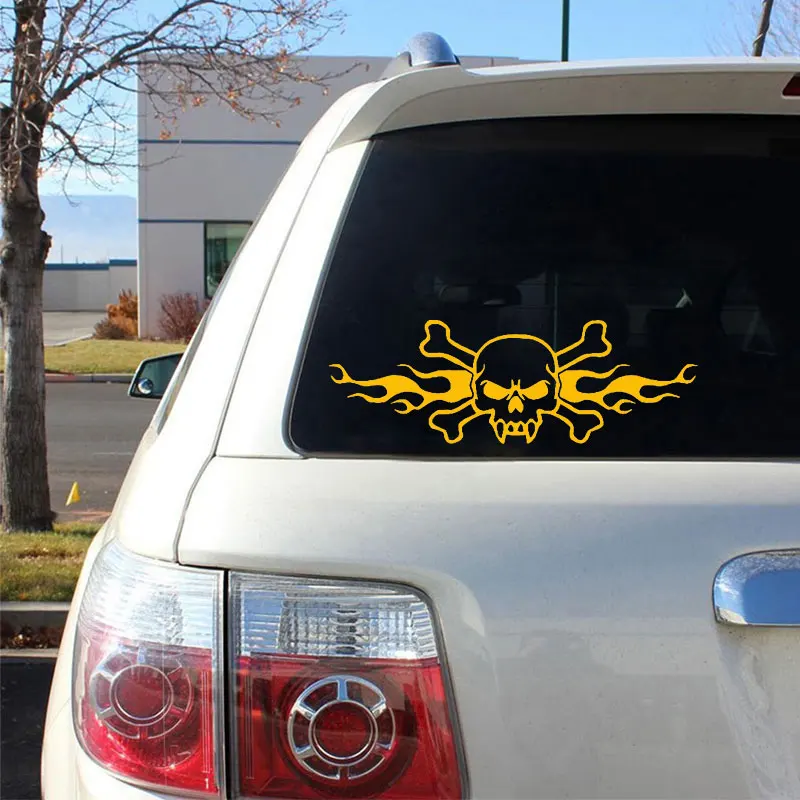 Автомобильная наклейка в виде черепа 3d Виниловые наклейки для автомобилей