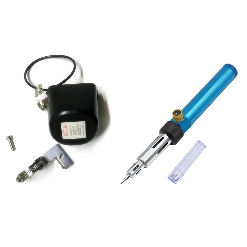 

1 Pcs Temperature Soldering Welding Pen & 1 Pcs 1/2 Inch 3/4 Inch 1 Inch Gas Pipeline Manipulator Valve Ball Valve