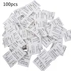 100 Packet Silica Gel Desiccant Pack Food Jewelry Moisture Absorber Dehumidifier 667D