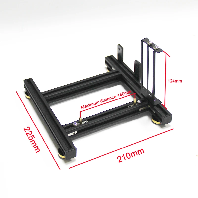 Держатель GPU+PSU UP DIY для внешней видеокарты с базой питания для ATX PSU из алюминия GPC01/GPC02.